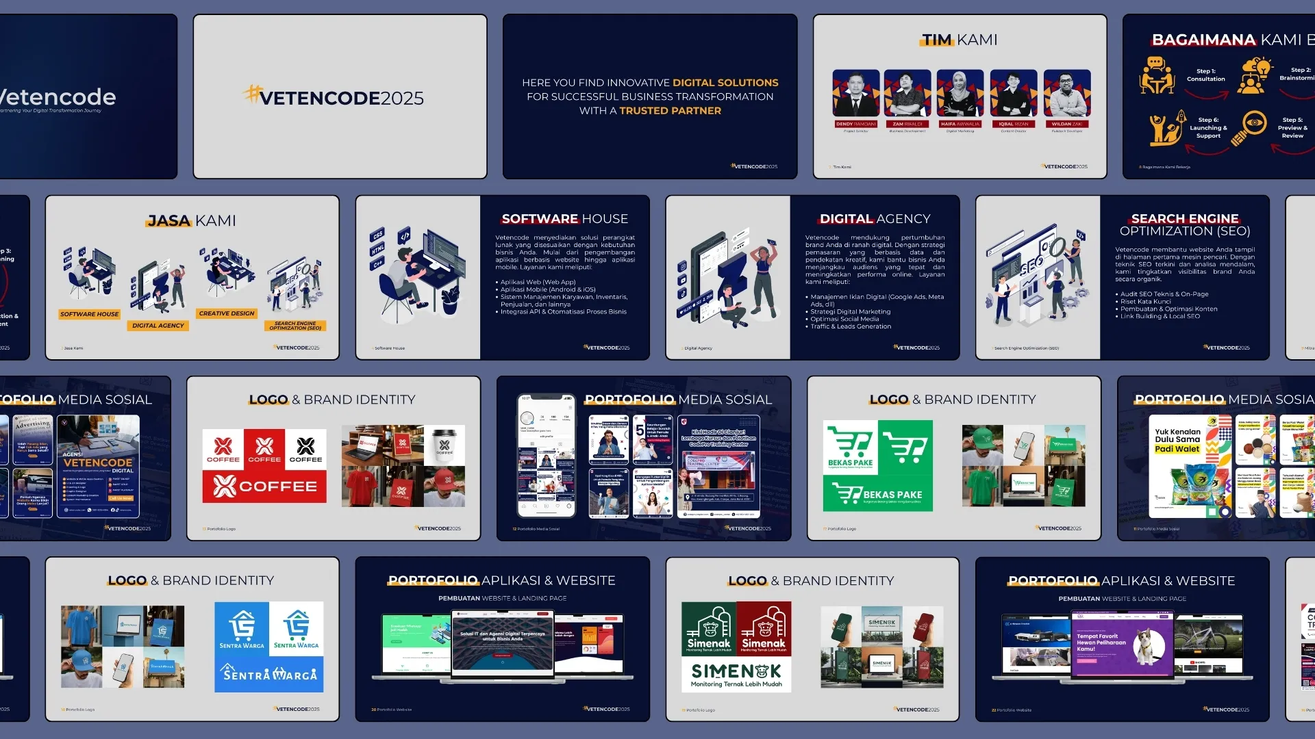 Desain Company Profile oleh Vetencode