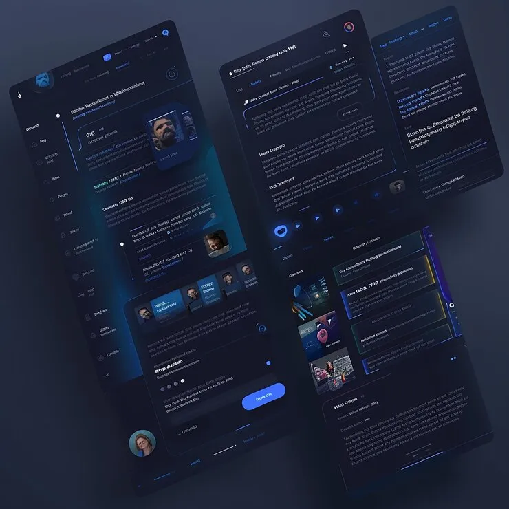 Demo aplikasi web custom buatan Vetencode dengan tampilan dashboard modern
